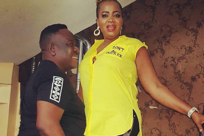 Actor John Okafor and his wife Stella. [Instagram/RealIbuRess]