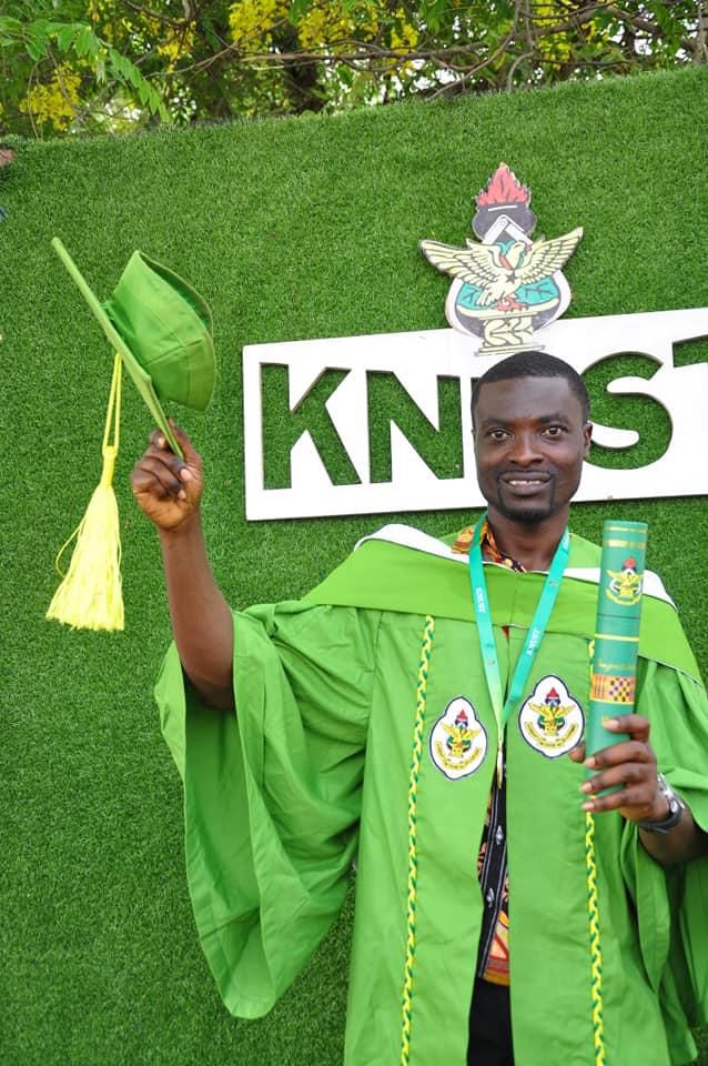 Cocaine pusher who became a shoeshine boy has graduated from KNUST