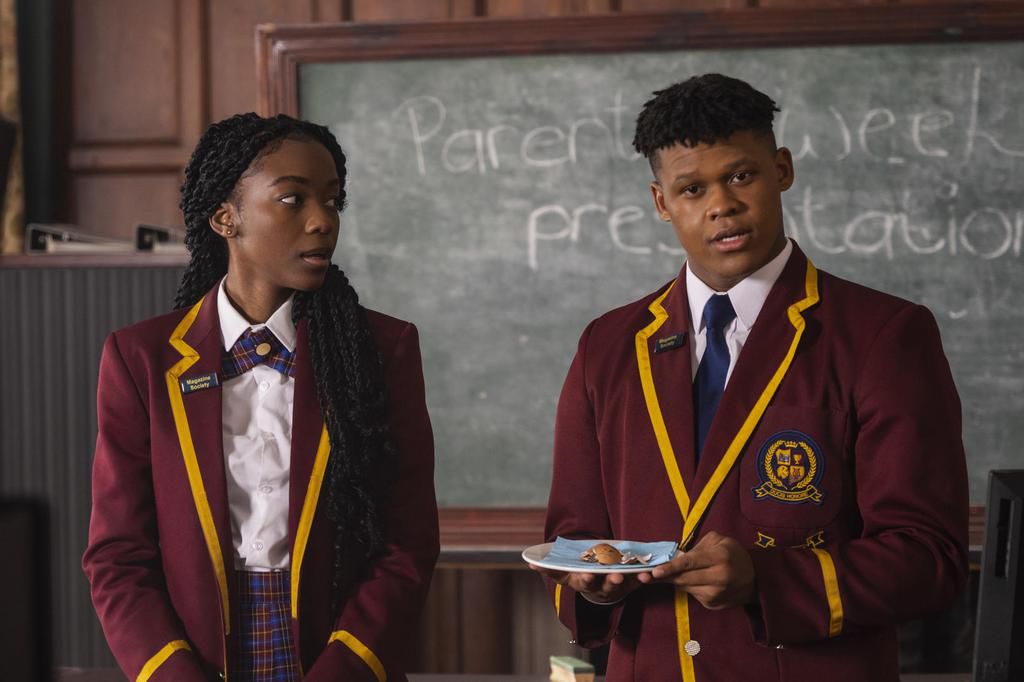 Puleng and Wade in 'Blood and Water' [Netflix]