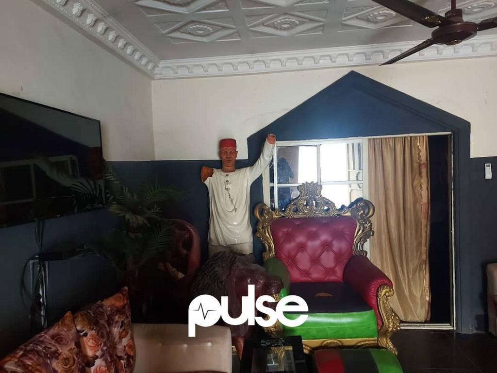 Nnamdi Kanu's house in Afara-ukwu Abia State (Pulse)