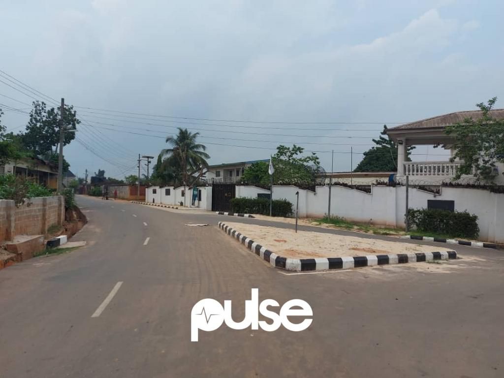 Nnamdi Kanu's house in Afara-ukwu Abia State (Pulse)