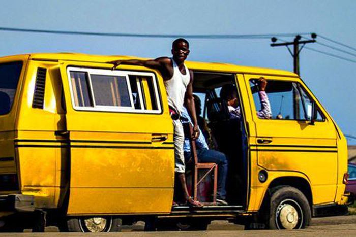 Lagos yellow bus {ripples}