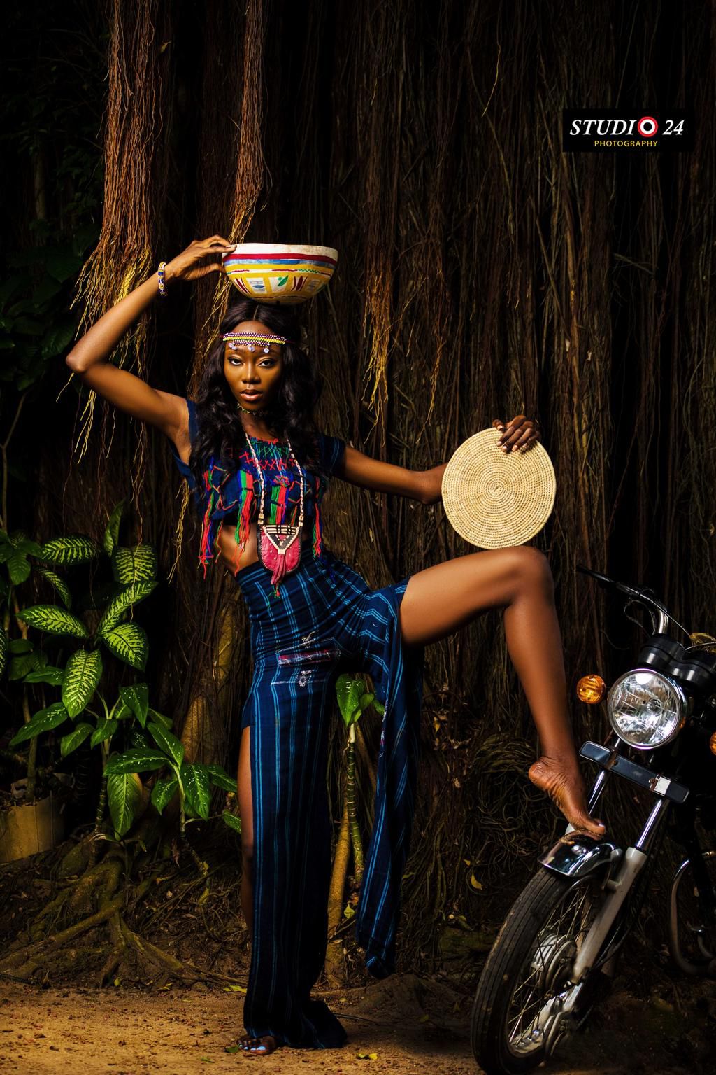 Miss Kastina beautiful in her traditional attire