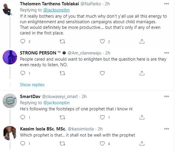 Angry reactions greet marriage between a grey-bearded old man and a little girl