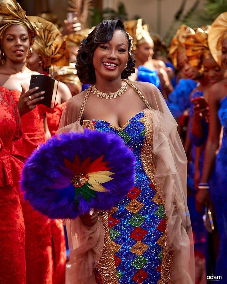 Naa Dromo Korankye-Ankrah and Charles Nimo's traditional wedding in photos