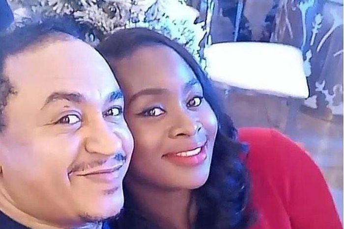 Daddy Freeze and Benedicta Elechi