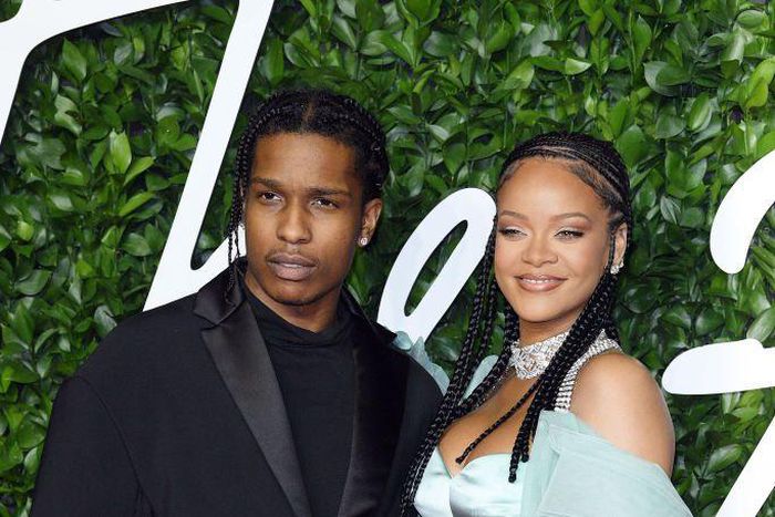 Rihanna and A$AP Rocky [Cosmopolitan]