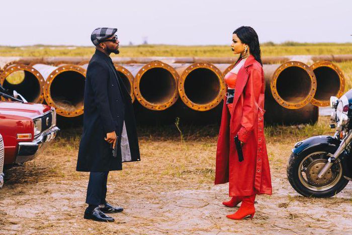 Davido features Nengi of BBNaija and Nollywood veteran, RMD in new video for, 'Jowo.' (DMW)