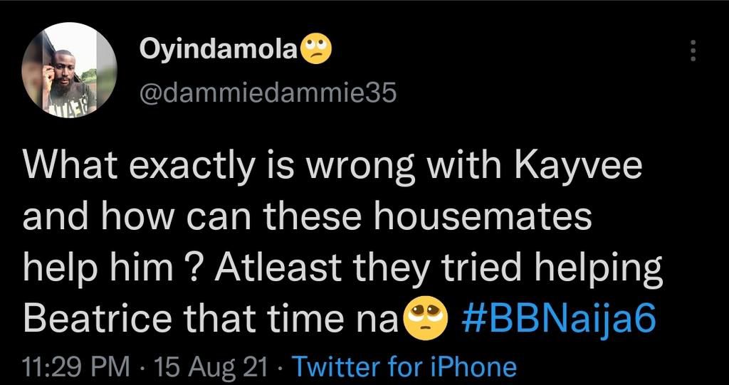 Kayvee Twitter reactions