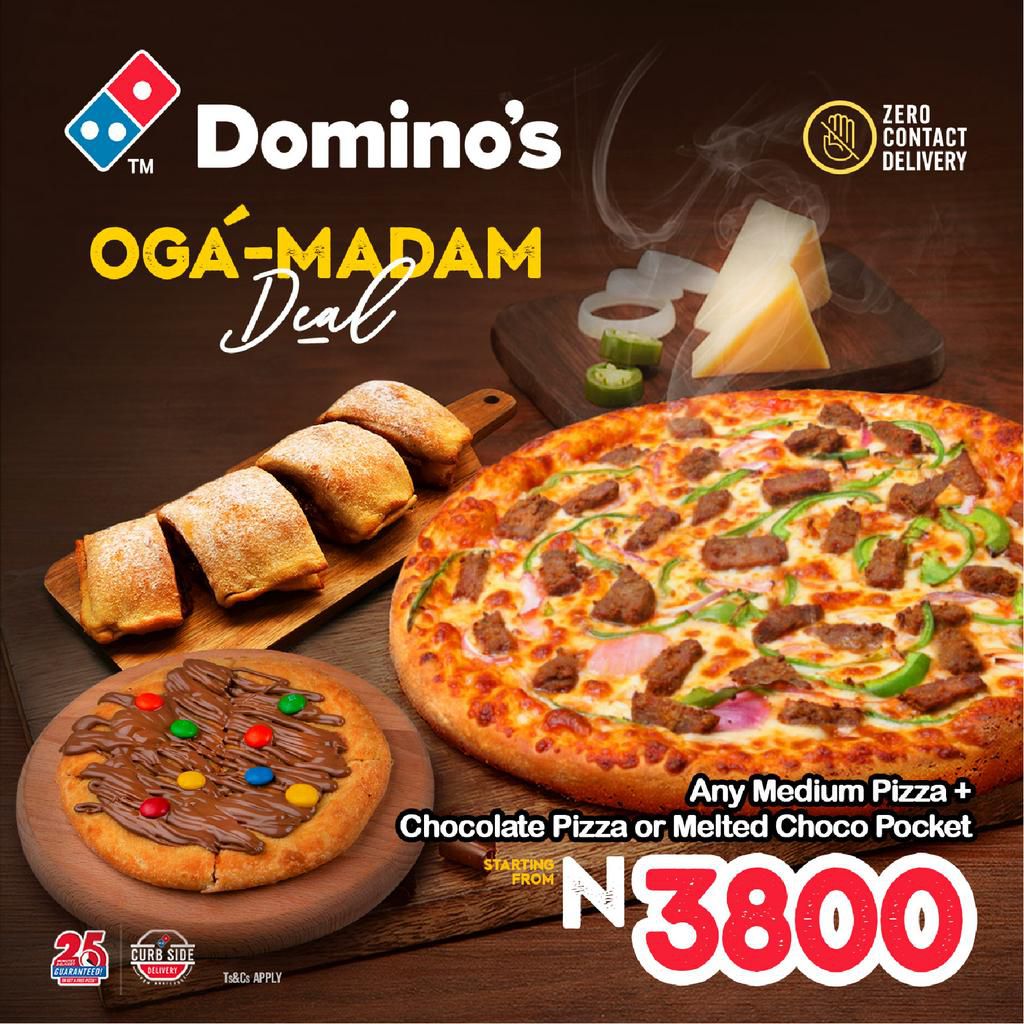 Celebrate a Sheroe today with Domino’s Pizza Oga Madam Deal!