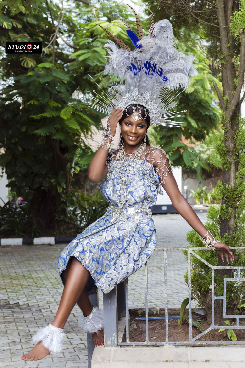 Miss Delta in her traditional attire