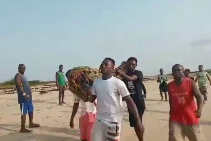 children feared drowned in Apam River