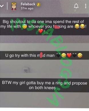 Wizkid plans to be on the receiving end during his engagement.