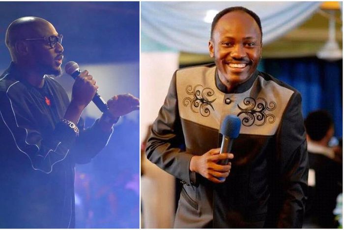 Nigerian music icon 2baba Idibia and Apostle Johnson Suleman