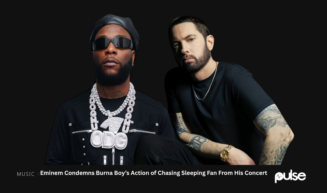 Eminem Slams Burna Boy for Ejecting Sleeping Fan from Colorado Concert