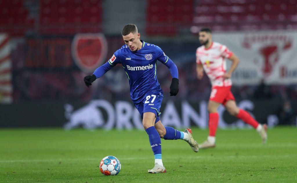 Florian Wirtz scored Leverkusen's opening goal at RB Leipzig last Sunday in a 3-1 win which lifted them to third