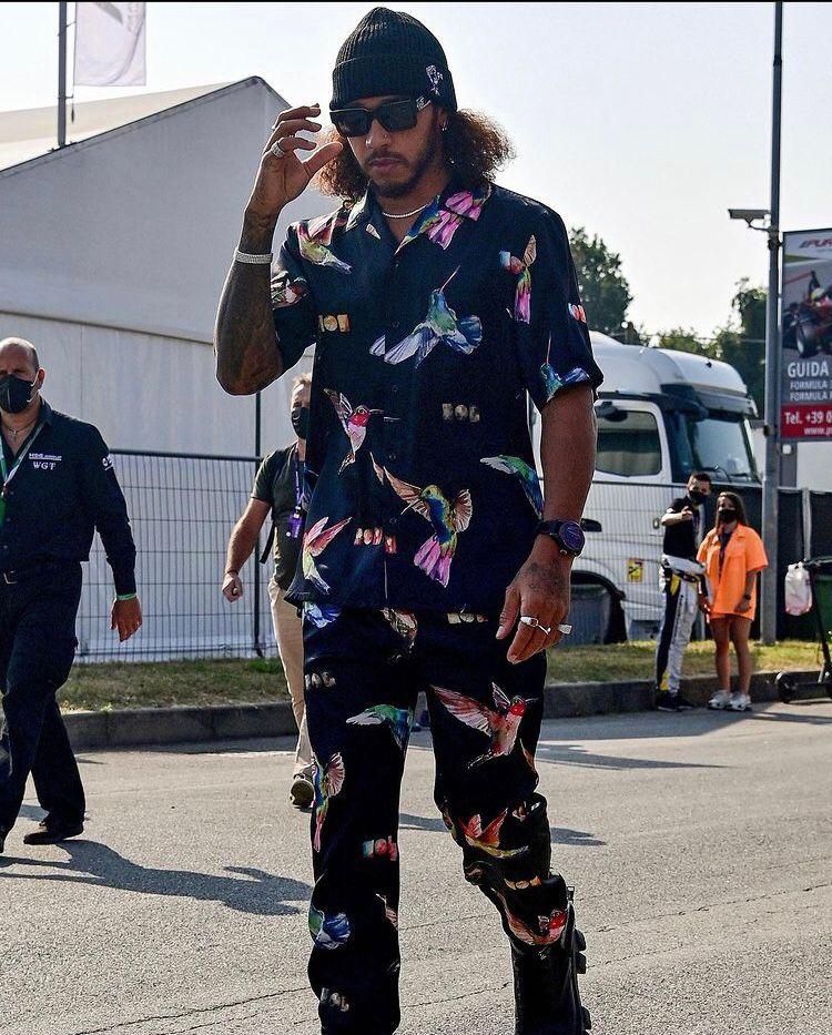 Lewis Hamilton (via British GQ)