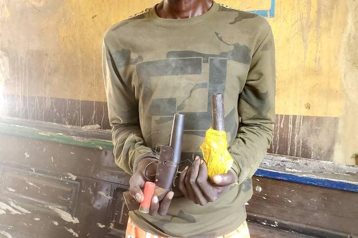 Arrested suspect, Abdullahi Zakari. [NAN]