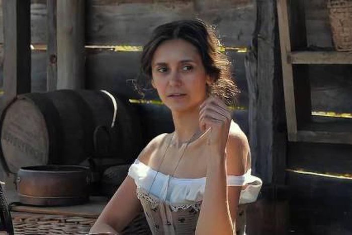Watch Vampire Diaries star Nina Dobrev in new historical romance ‘Redeeming Love'