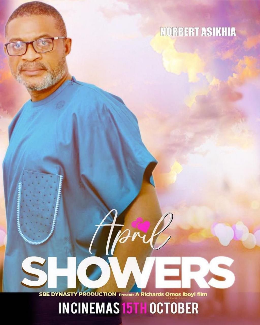 April Showers - BBNaija star Pere's first movie after BBNaija showing in cinemas this Friday October 15th