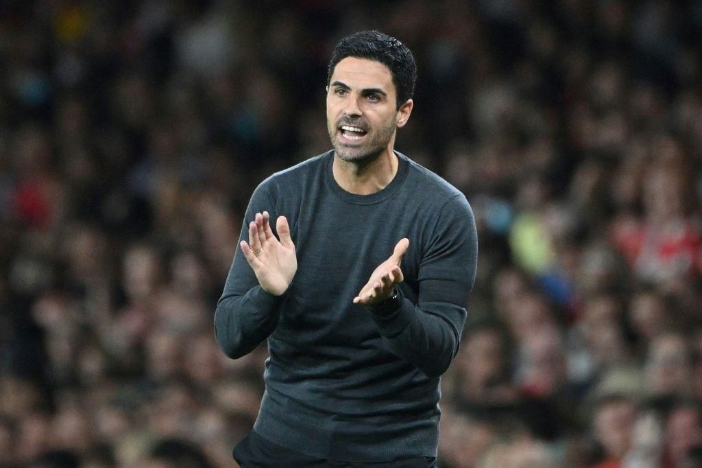 Arsenal's Spanish manager Mikel Arteta