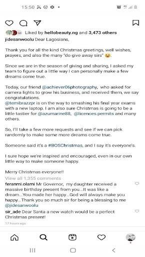 Make your wish come true this December with a #BOSChristmas