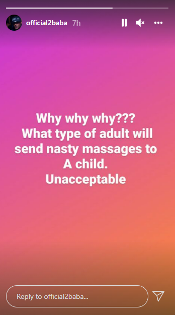 2Face Idibia and baby mama Pero call out troll who sent disturbing message to their son