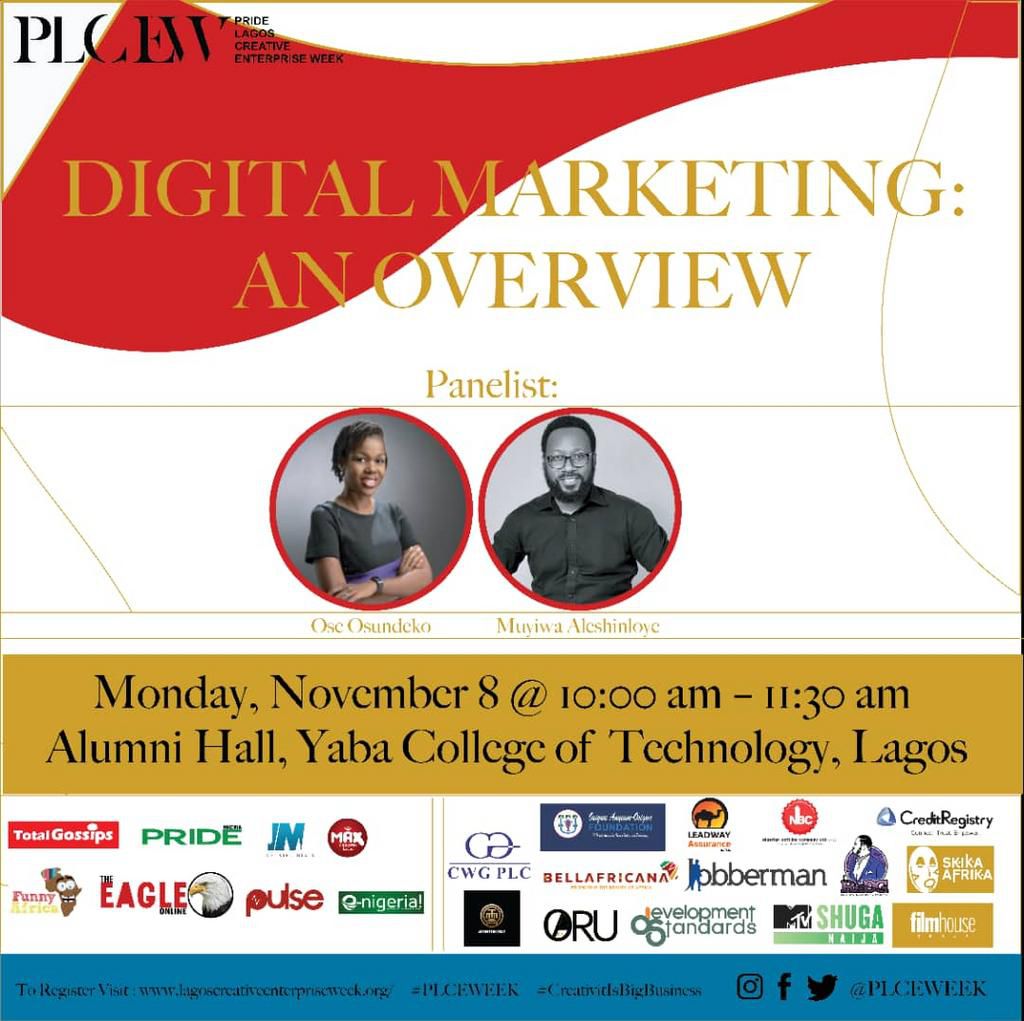 Pride Lagos Creative Enterprise Week 2021: Creativity is big business