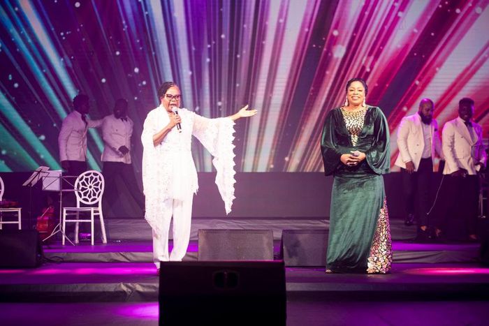 Sinach and Onyeka Onwenu