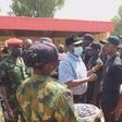 The NDLEA boss with the newly trained officers in Kaduna