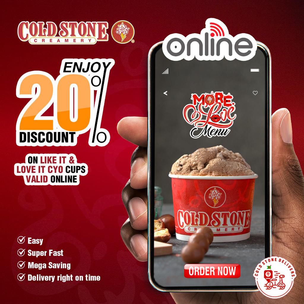 More to love with Cold Stone’s Chocolate Mud pie and Naija Delight Flavours
