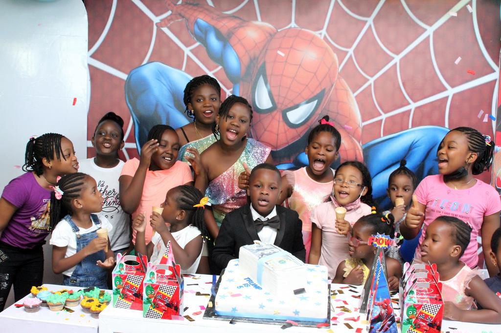 Chief Emeka Agba hosts son at birthday party