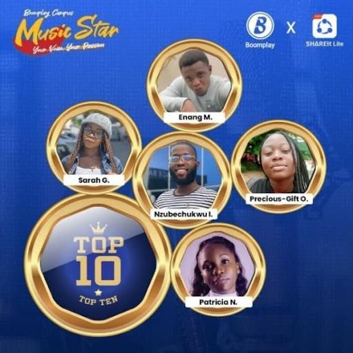Boomplay Campus Music Star top 10!
