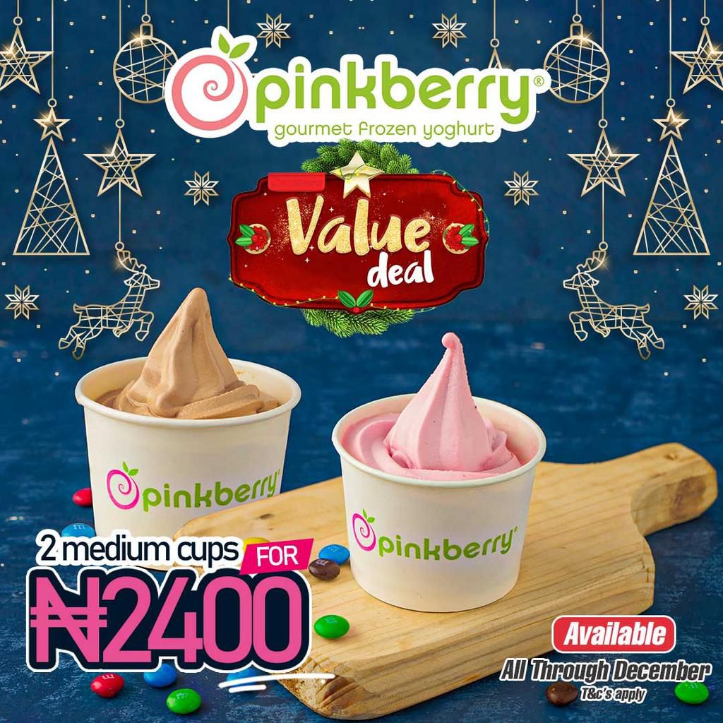 Have a berry Merry Christmas with Pinkberry