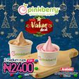 Have a berry Merry Christmas with Pinkberry