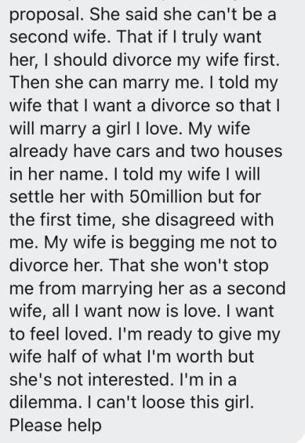 Take GHC745k & accept divorce – Man says he married his wife because she was affordable but he’s now rich