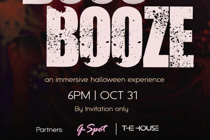 Whitley Neill Gin presents Boos and Booze Halloween Party. (TBD)