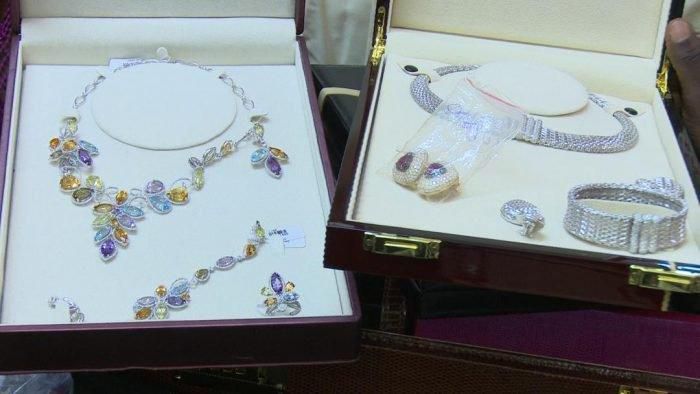 Jewellery seized from former minister, Diezani Alison-Madueke [EFCC]