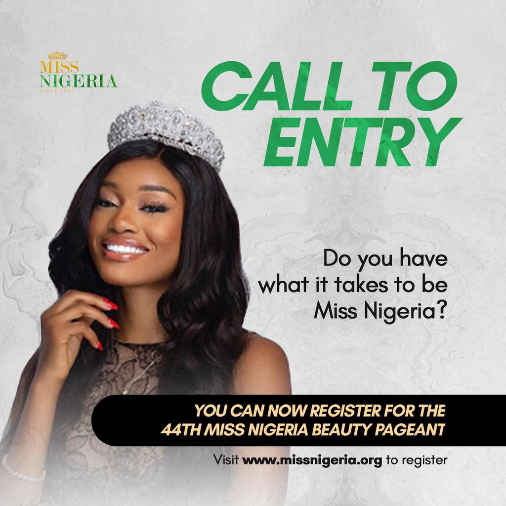 Miss Nigeria 2021 calls for entries, winner gets 10 million naira, brand new car & more!