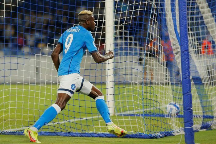 Victor Osimhen's opener against Cagliari was his fourth Serie A goal this season