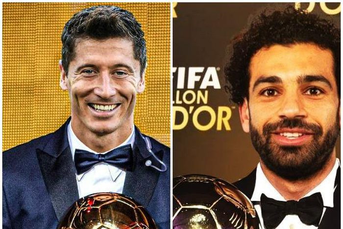 Lewandowski Salah Ballon d'Or
