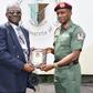 (L-R) The CCM, Col Babatunde Solebo with The Provost, College of Medicine University of Lagos, Prof David Oke. (NAN)