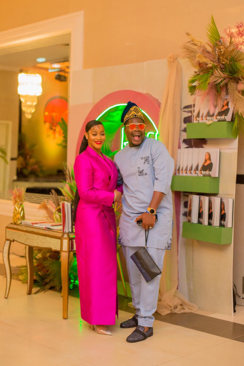 Mr Macaroni at the book launch