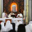 With Catholic churches still closed for services across Sri Lanka, the faithful have had to make do with a televised private mass