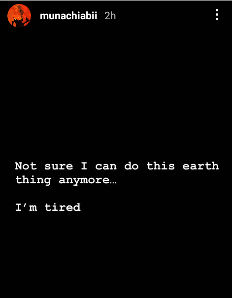 Former beauty queen Munachi Abii shares disturbing post