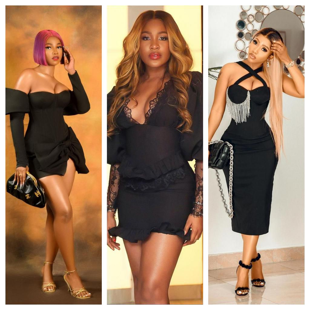 Tacha, Erica, Mercy all on the little black dress [Instagram]