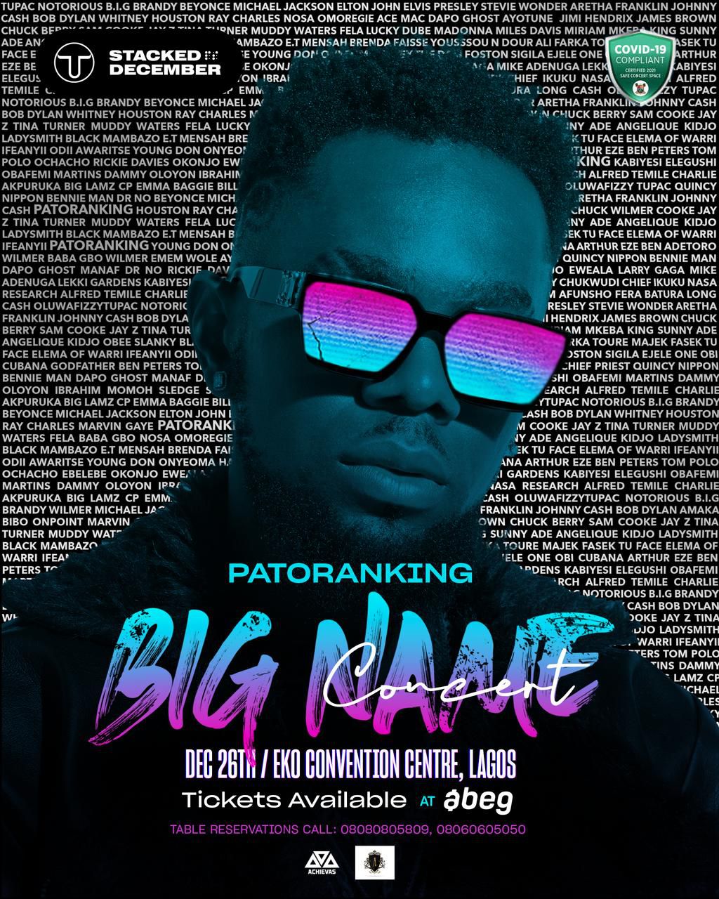 Patoranking Big Name Concert