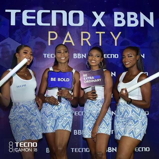 "Shine Ya Eyes" housemates reunion at the TECNOxBBNaija Party