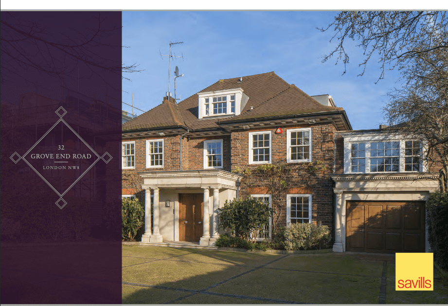 Tinubu resides in this mansion in London, the subject of a money laundering investigation (Premium Times)