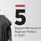 5 biggest moments in Nigerian politics in 2021.